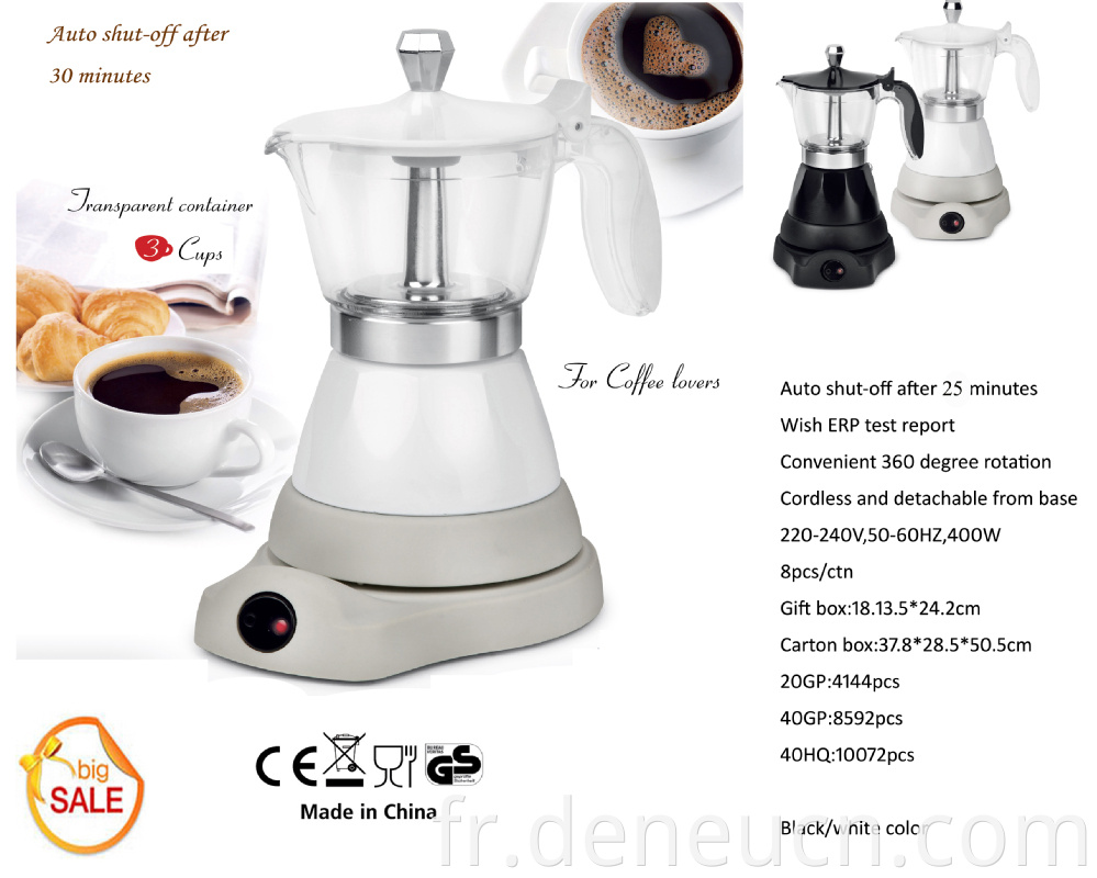 2022 Nouveau design cafetificateur de cuisine Appliance Espresso Coffee Machine avec CE / GS